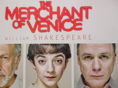 THE MERCHANT OF VENICE QUAD (30"x 40") ROLLED POSTER WILLIAM SHAKESPEAR LIVE '15 - Rendezvous Cinema