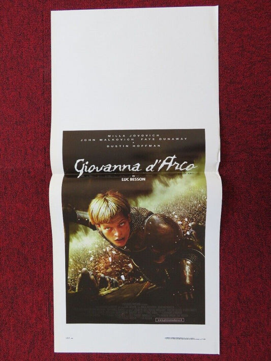 THE MESSENGER:THE STORY OF JOAN OF ARC ITALIAN LOCANDINA (27.5"x13") POSTER '99 Movie posters