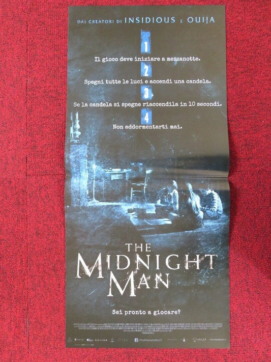 THE MIDNIGHT MAN ITALIAN LOCANDINA (26.5"x12.5") POSTER TRAVIS ZARIWNY 2018 - Rendezvous Cinema