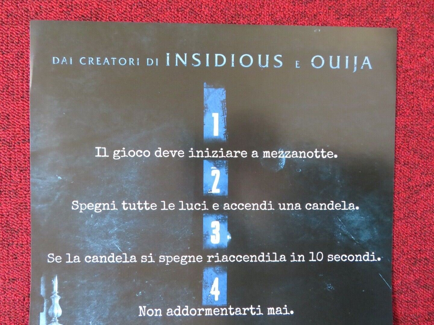 THE MIDNIGHT MAN ITALIAN LOCANDINA (26.5"x12.5") POSTER TRAVIS ZARIWNY 2018 - Rendezvous Cinema