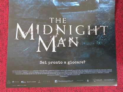 THE MIDNIGHT MAN ITALIAN LOCANDINA (26.5"x12.5") POSTER TRAVIS ZARIWNY 2018 - Rendezvous Cinema