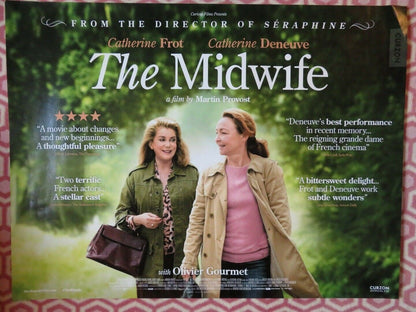 THE MIDWIFE BRITISH QUAD (30"x 40") ROLLED POSTER CATHERINE FROT DENEUVE 2017 Movie posters