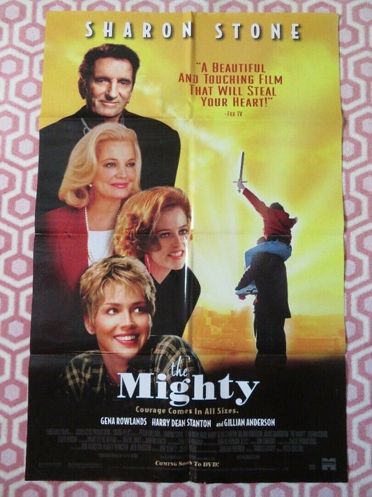 THE MIGHTY US ONE SHEET DVD POSTER FOLDED SHARON STONE GILLIAN ANDERSON 1998 Movie posters