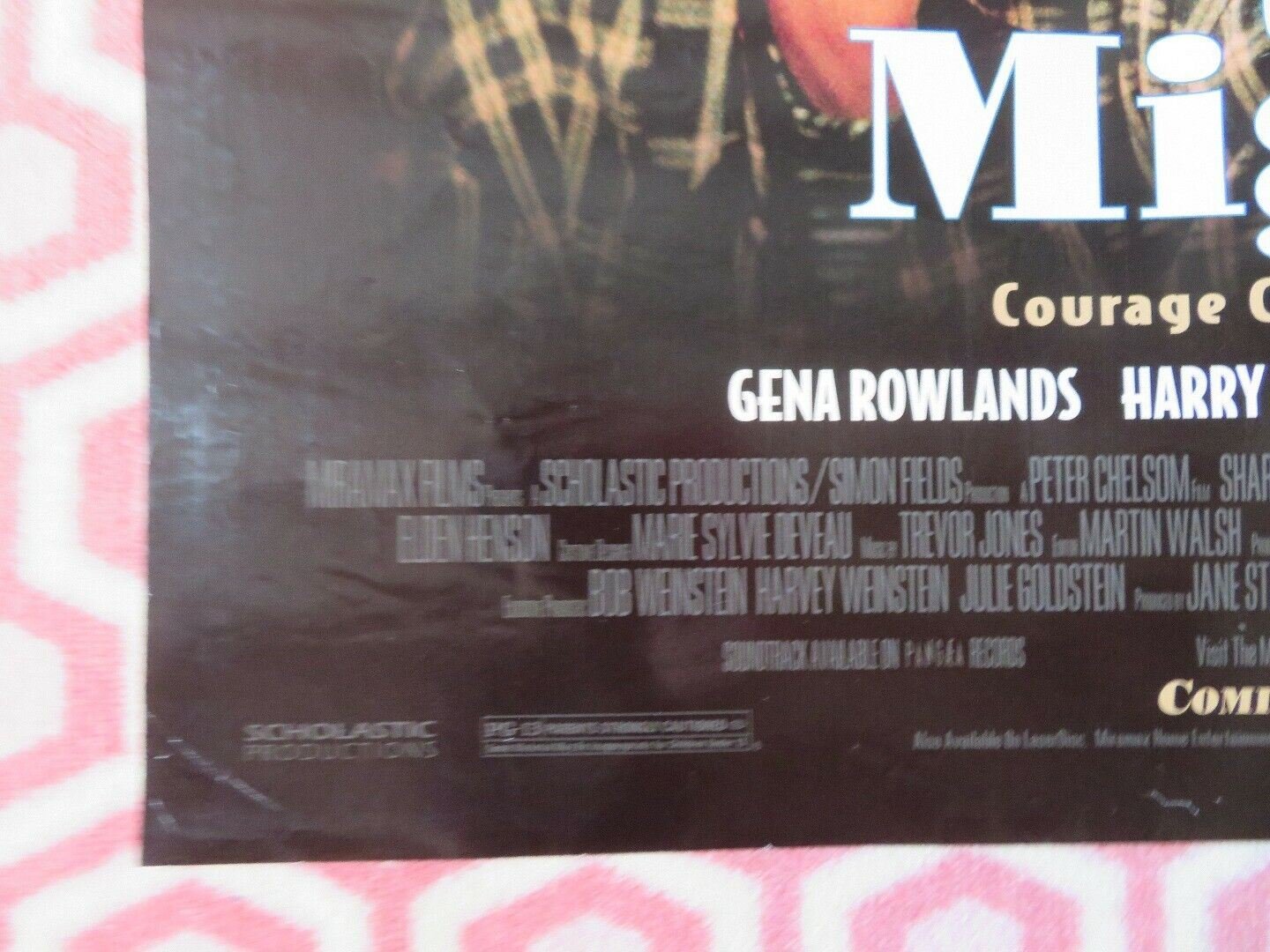 THE MIGHTY US ONE SHEET DVD POSTER FOLDED SHARON STONE GILLIAN ANDERSON 1998 Movie posters