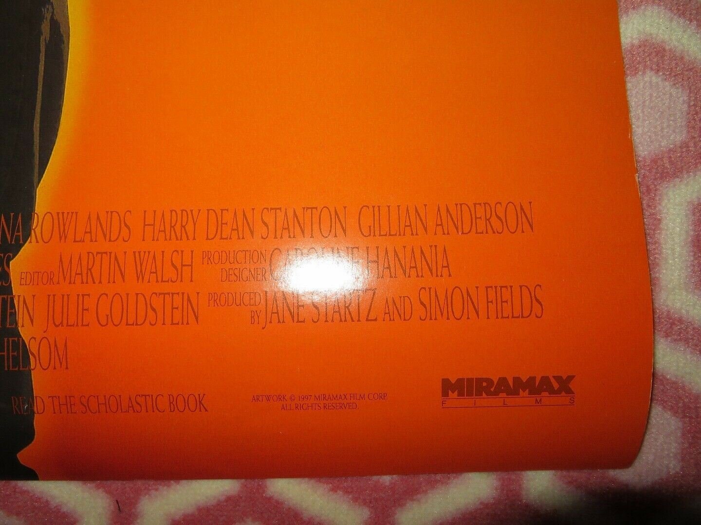 THE MIGHTY US ONE SHEET ROLLED POSTER SHARON STONE 1999 Rendezvous Cinema Movie posters