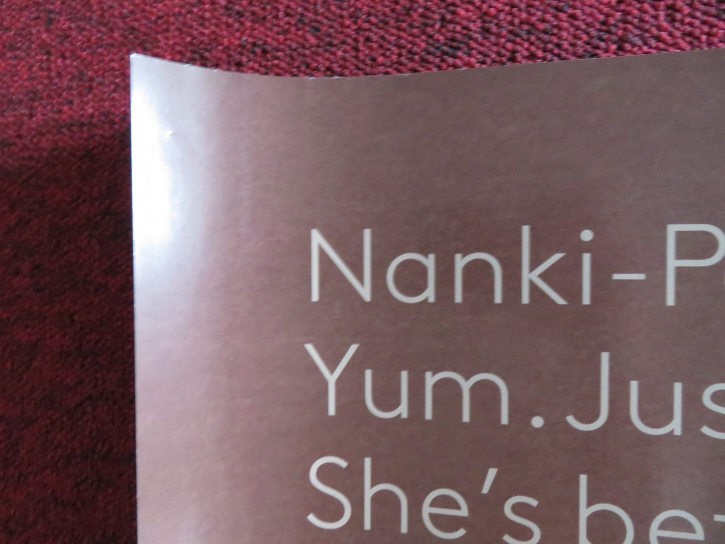 THE MIKADO ENGLISH NATIONAL OPERA UK QUAD (30"x 40") ROLLED POSTER 2015 Rendezvous Cinema Movie posters