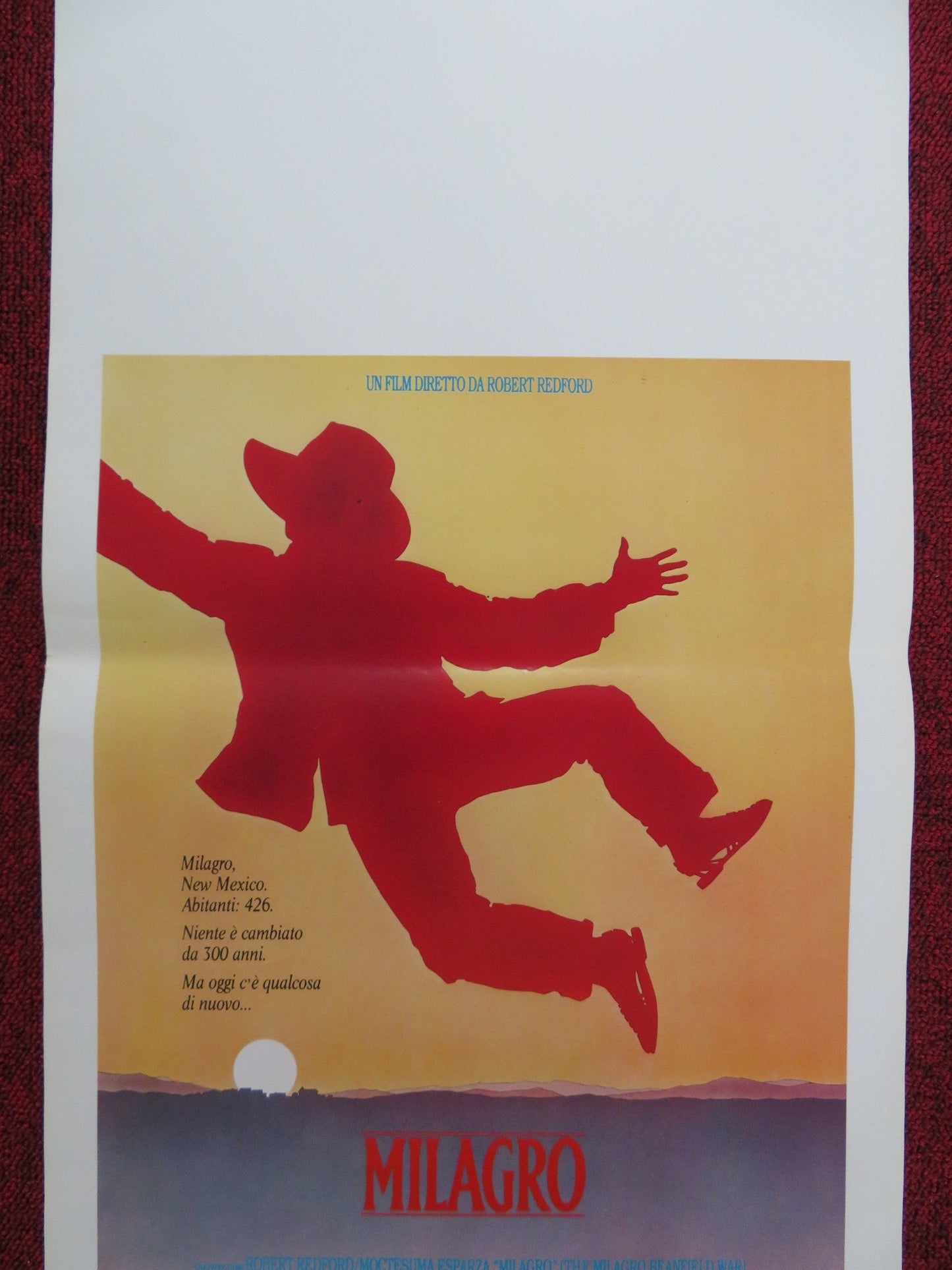 THE MILAGRO BEANFIELD WAR ITALIAN LOCANDINA POSTER RUBEN BLADES BRADFORD 1988 Rendezvous Cinema Movie posters
