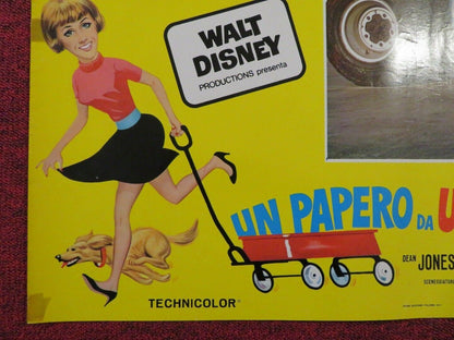 THE MILLION DOLLAR DUCK ITALIAN FOTOBUSTA POSTER DISNEY DEAN JONES 1971 Movie posters