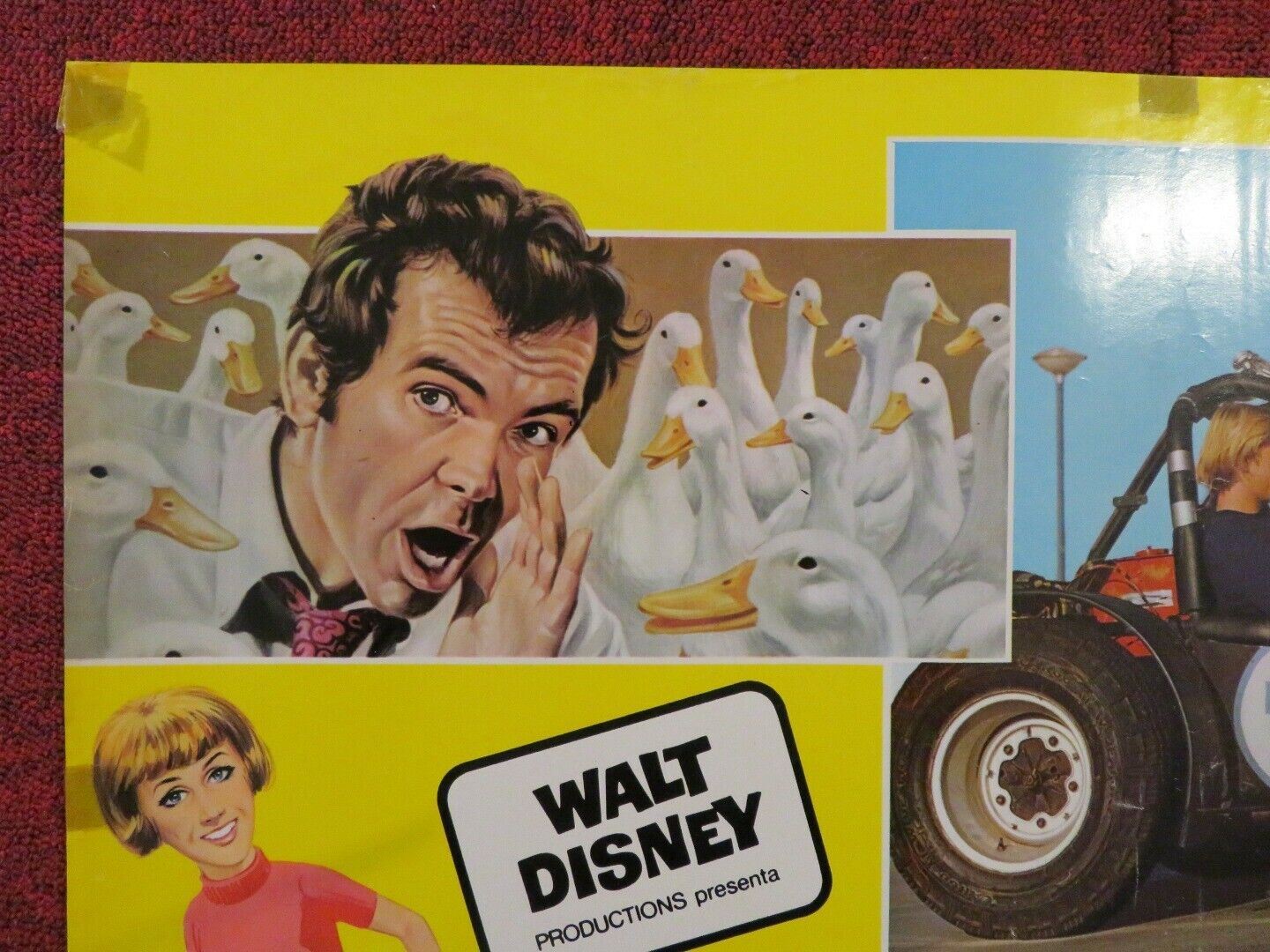 THE MILLION DOLLAR DUCK ITALIAN FOTOBUSTA POSTER DISNEY DEAN JONES 1971 Movie posters