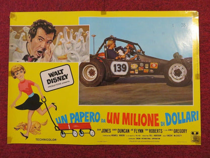 THE MILLION DOLLAR DUCK ITALIAN FOTOBUSTA POSTER DISNEY DEAN JONES 1971 Movie posters