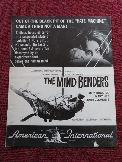 THE MIND BENDERS US PRESSBOOK UNCUT DIRK BOGADE MARY URE 1963 Rendezvous Cinema Movie posters
