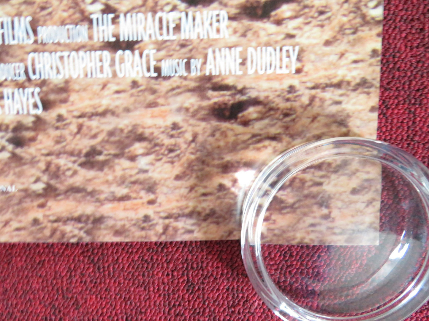 THE MIRACLE MAKER US ONE SHEET ROLLED POSTER RALPH FIENNES JULIE CHRISTIE 2000 Rendezvous Cinema Movie posters