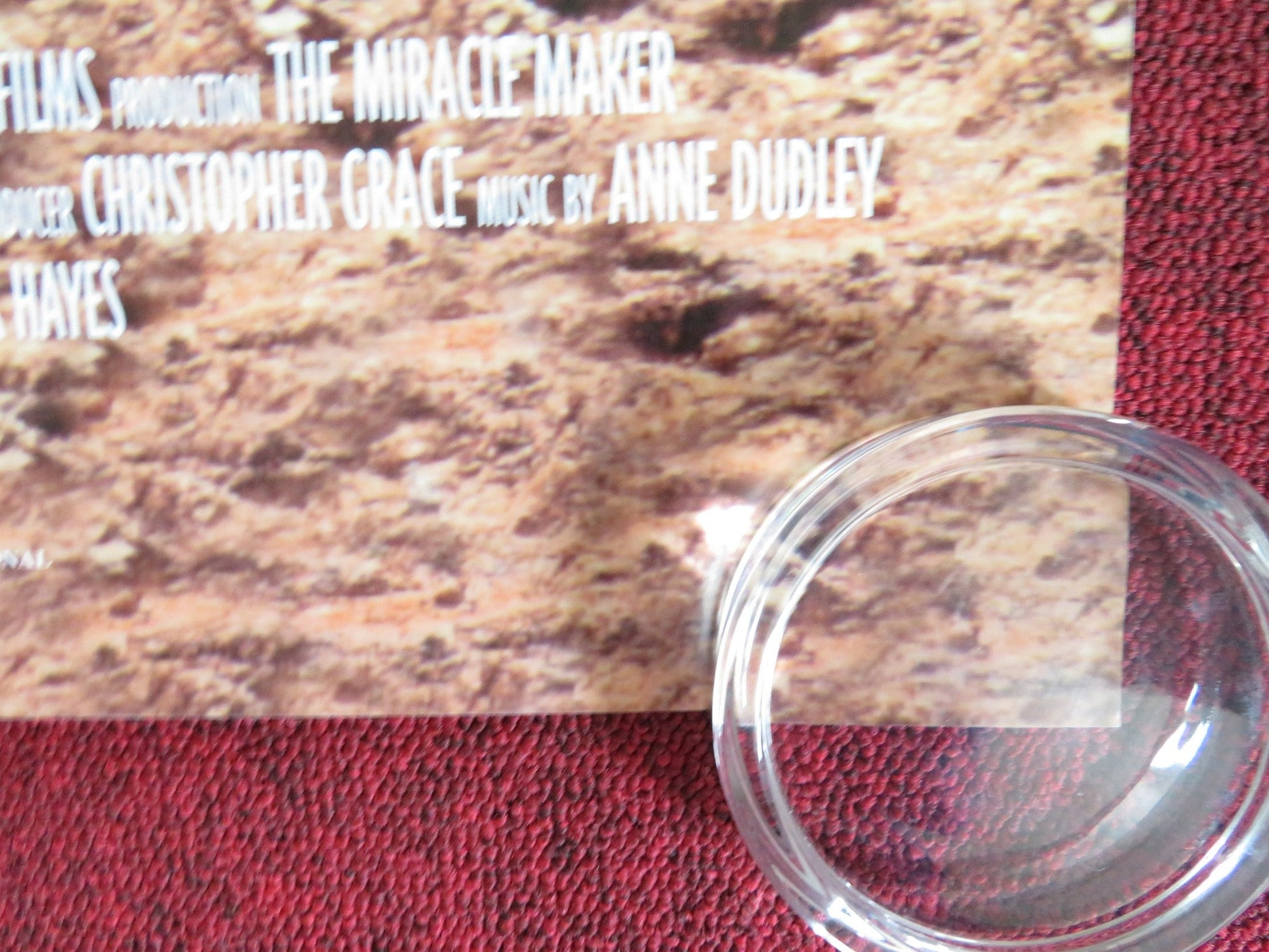 THE MIRACLE MAKER US ONE SHEET ROLLED POSTER RALPH FIENNES JULIE CHRISTIE 2000 Rendezvous Cinema Movie posters