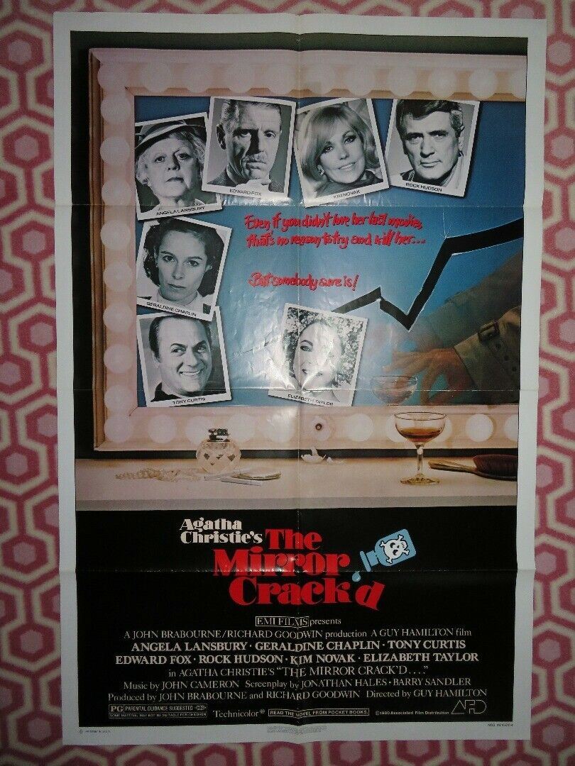 THE MIRROR CRACK'D US ONE SHEET POSTER AGASHA CHRISTIE ANGELA LANSBURY Rendezvous Cinema Movie posters
