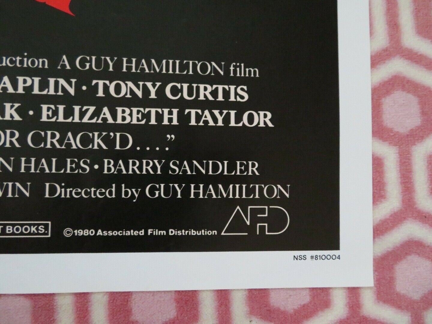 THE MIRROR CRACK'D US ONE SHEET POSTER AGASHA CHRISTIE ANGELA LANSBURY Rendezvous Cinema Movie posters