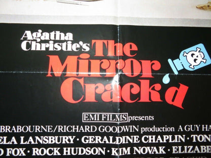 THE MIRROR CRACK'D US ONE SHEET POSTER AGASHA CHRISTIE ANGELA LANSBURY Rendezvous Cinema Movie posters