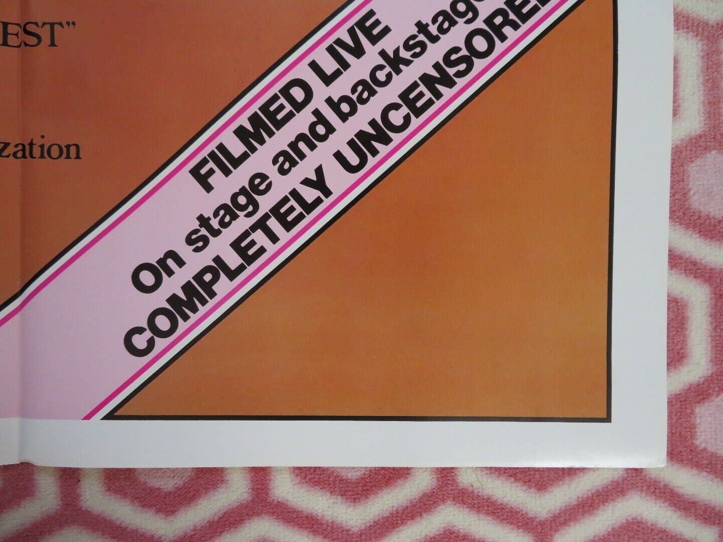 THE MISS NUDE AMERICA CONTEST FOLDED US ONE SHEET POSTER JIM BLAKE 1976 Movie posters