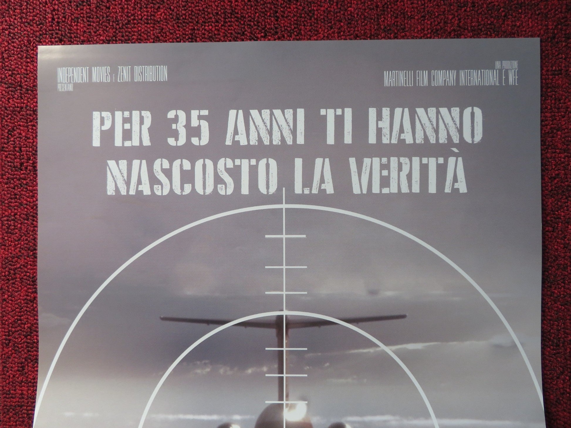 THE MISSING PAPER ITALIAN LOCANDINA POSTER MARCO LEONARDI CATERINA MURINO 2016 Rendezvous Cinema Movie posters