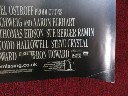 THE MISSING UK QUAD (30"x 40") ROLLED POSTER TOMMY LEE JONES CATE BLANCHETT 2003 Rendezvous Cinema Movie posters