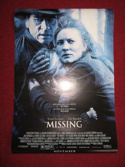 THE MISSING US ONE SHEET ROLLED POSTER TOMMY LEE JONES CATE BLANCHETT 2003 Movie posters