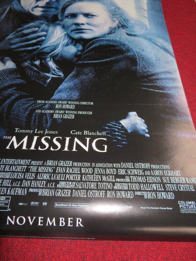 THE MISSING US ONE SHEET ROLLED POSTER TOMMY LEE JONES CATE BLANCHETT 2003 Movie posters