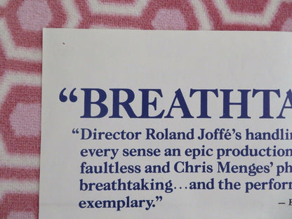 THE MISSION BRITISH QUAD (30 x 40) POSTER ROBERT DENIRO JEREMY IRONS 1986 Movie posters