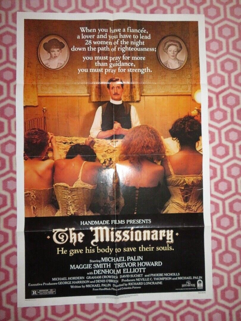 THE MISSIONARY FOLDED US ONE SHEET POSTER MICHAEL PALIN MAGGIE SMITH 1982 - Rendezvous Cinema