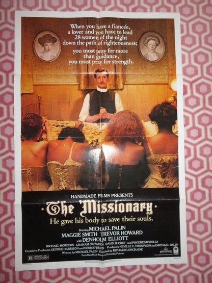 THE MISSIONARY FOLDED US ONE SHEET POSTER MICHAEL PALIN MAGGIE SMITH 1982 - Rendezvous Cinema