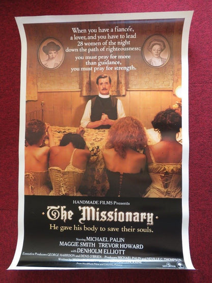 THE MISSIONARY US ONE SHEET ROLLED POSTER MICHAEL PALIN MAGGIE SMITH 1982 Movie posters