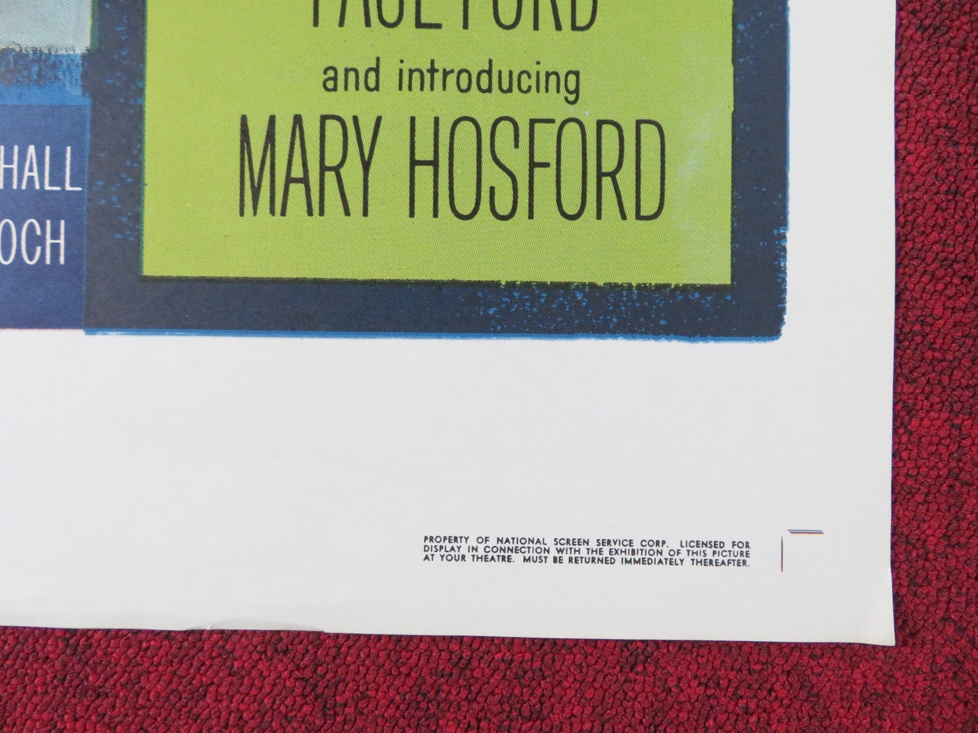 THE MISSOURI TRAVELER FOLDED US ONE SHEET POSTER BRANDON DE WILDE MARVIN 1958 Rendezvous Cinema Movie posters