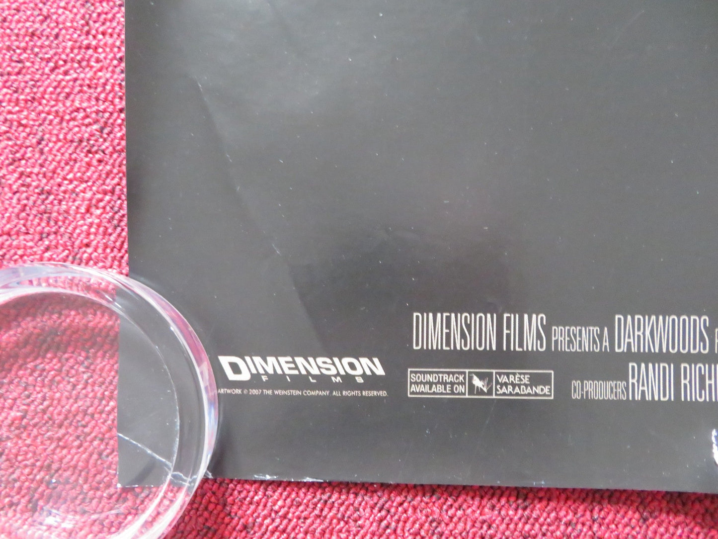 THE MIST UK QUAD (30"x 40") ROLLED POSTER STEPHEN KING THOMAS JANE 2007 Rendezvous Cinema Movie posters