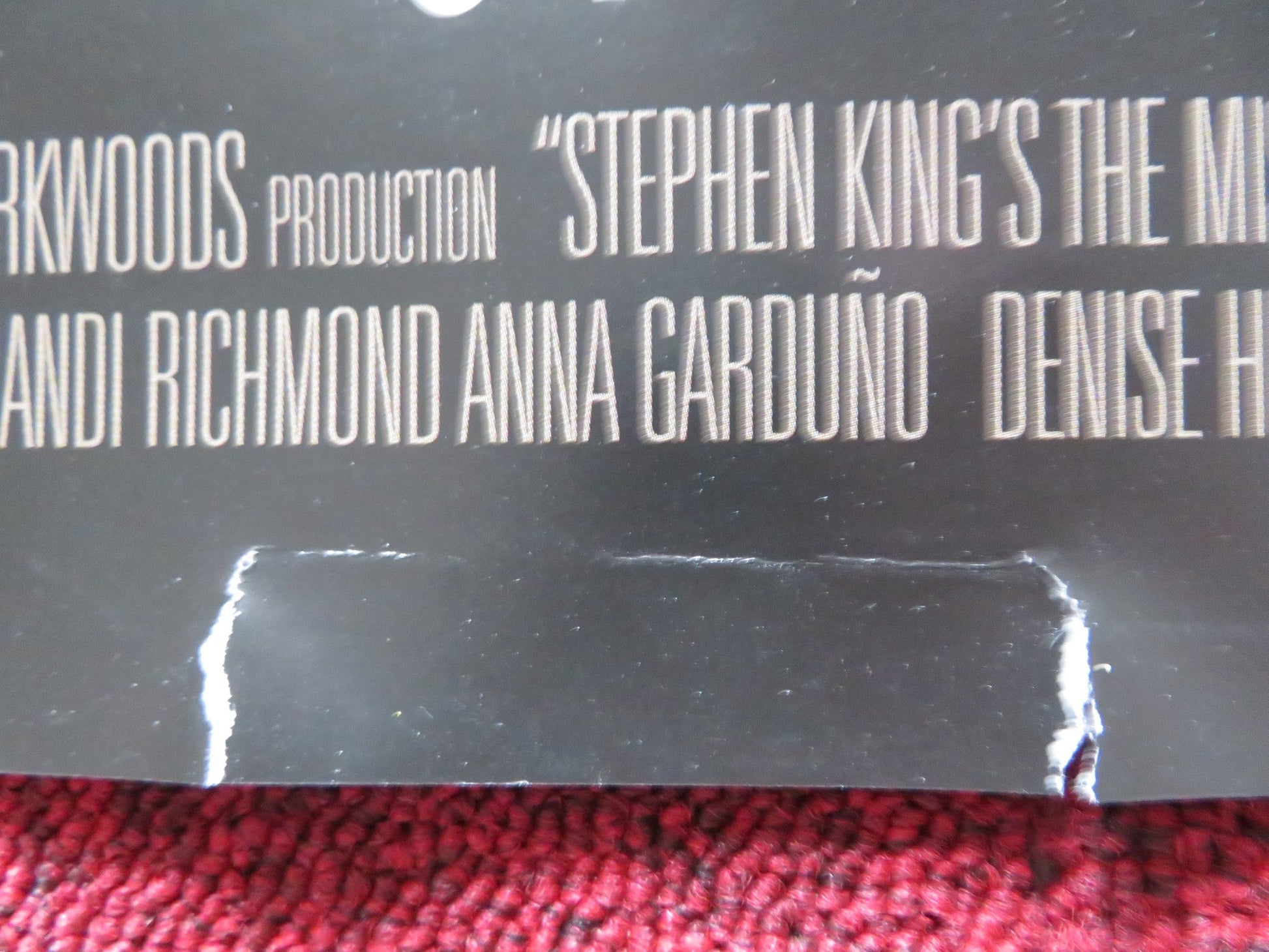 THE MIST UK QUAD (30"x 40") ROLLED POSTER STEPHEN KING THOMAS JANE 2007 Rendezvous Cinema Movie posters