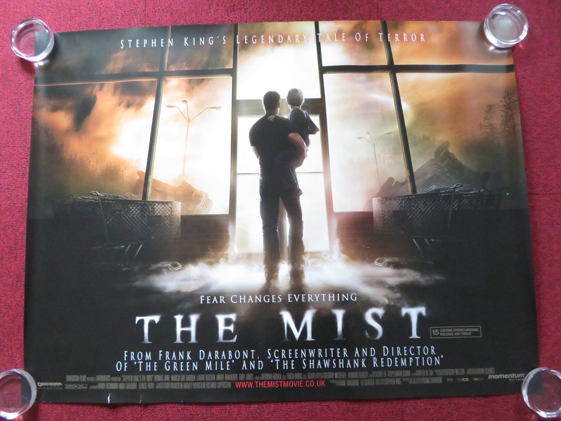 THE MIST UK QUAD (30"x 40") ROLLED POSTER STEPHEN KING THOMAS JANE 2007 Rendezvous Cinema Movie posters