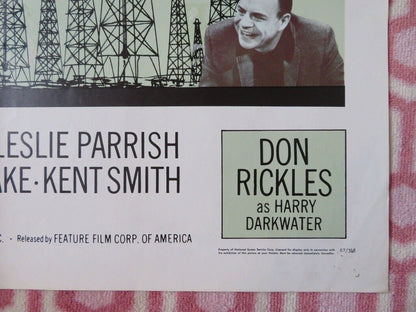 THE MONEY JUNGLE FOLDED US ONE SHEET POSTER JOHN ERICSON LOLA ALBRIGHT 1967 Movie posters