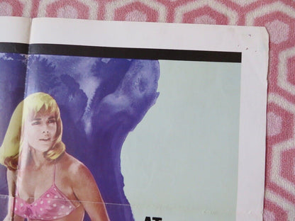 THE MONEY JUNGLE FOLDED US ONE SHEET POSTER JOHN ERICSON LOLA ALBRIGHT 1967 Movie posters