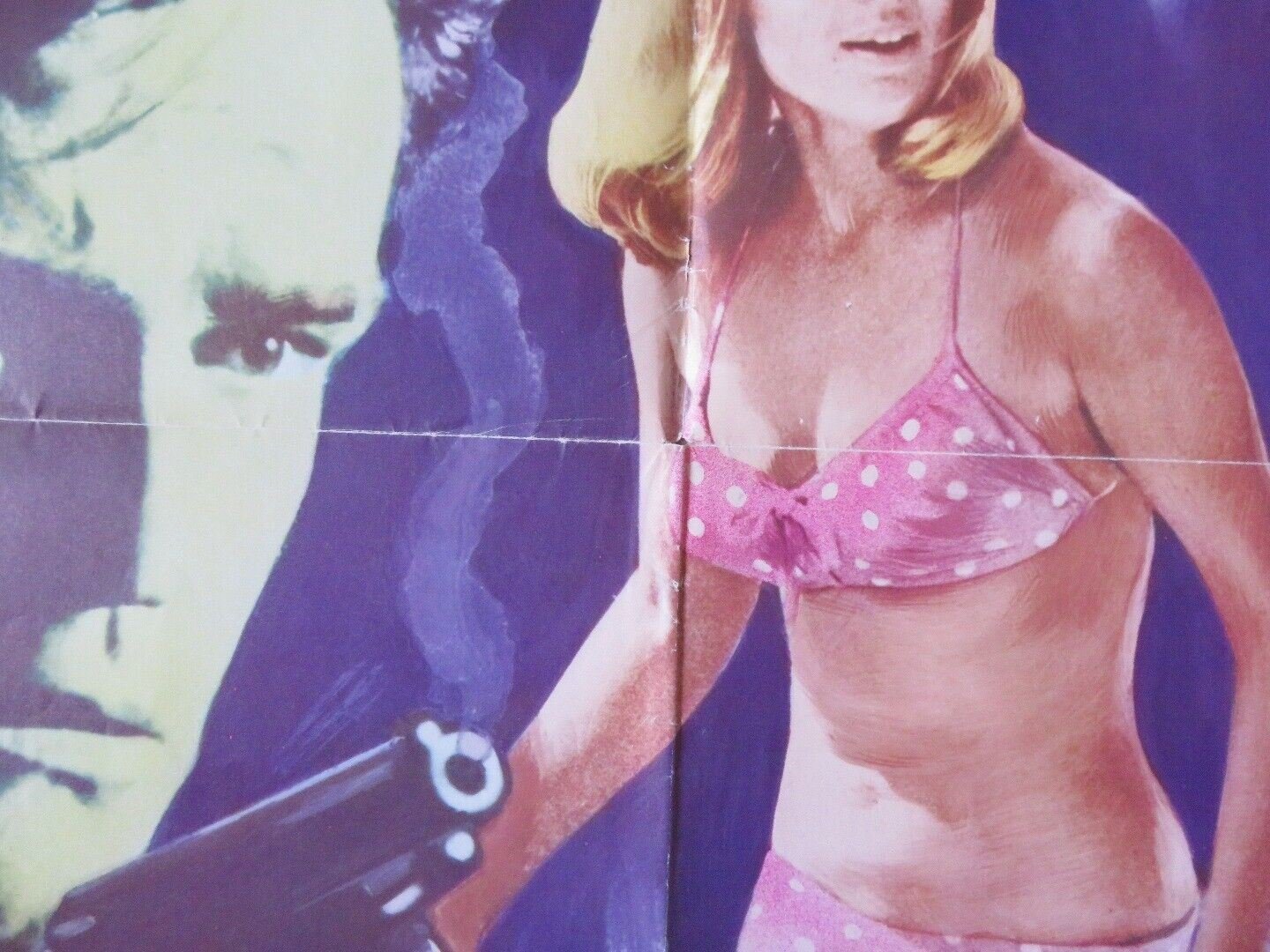 THE MONEY JUNGLE FOLDED US ONE SHEET POSTER JOHN ERICSON LOLA ALBRIGHT 1967 Movie posters