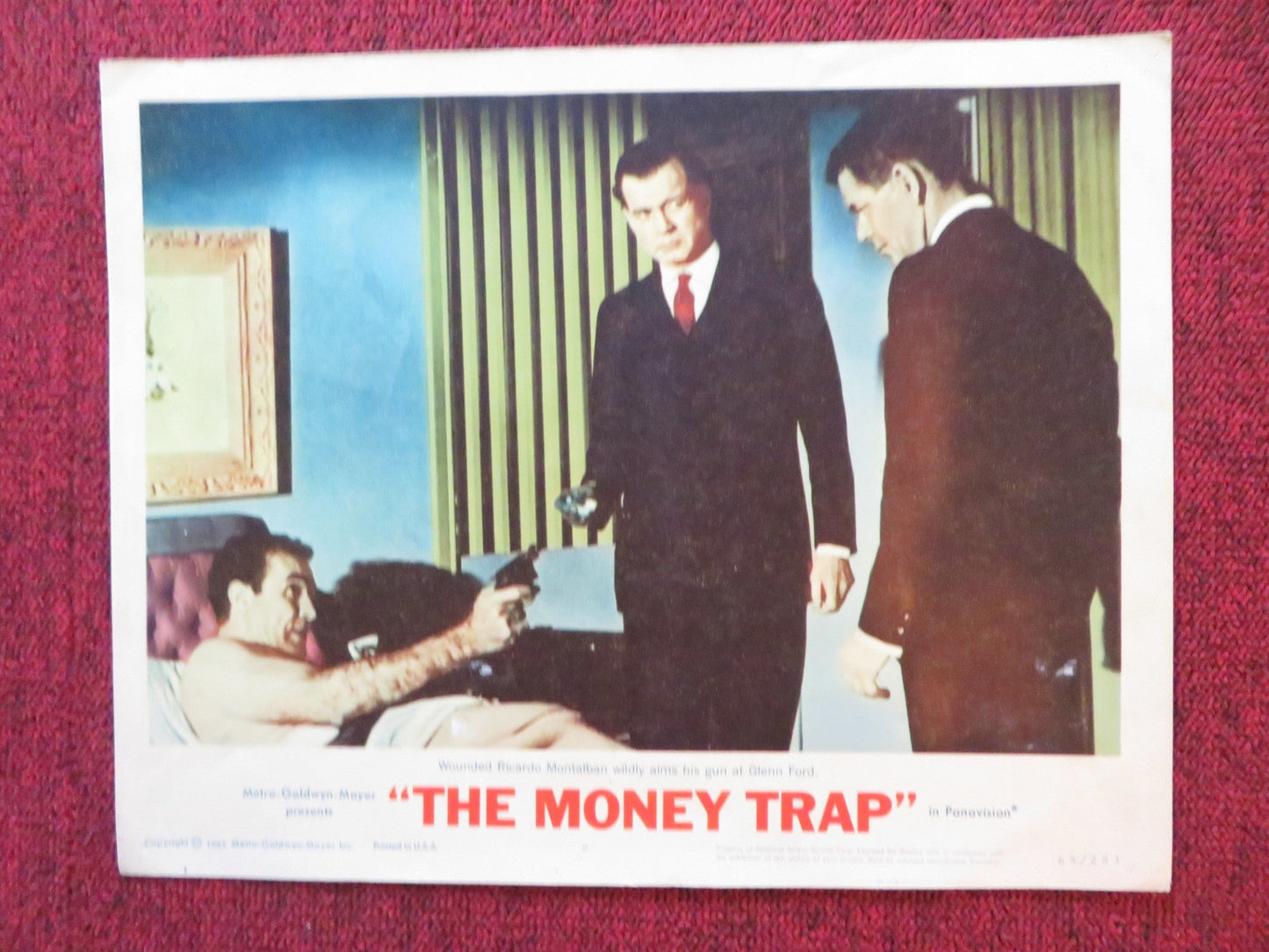 THE MONEY TRAP US LOBBY CARD FULL SET GLENN FORD RITA HAYWORTH 1965 Rendezvous Cinema Movie posters