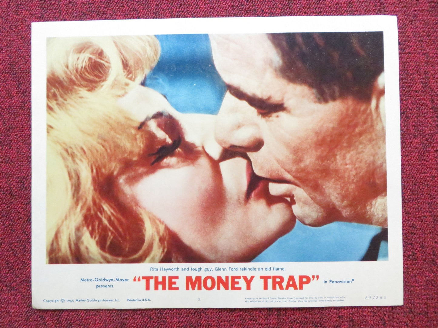 THE MONEY TRAP US LOBBY CARD FULL SET GLENN FORD RITA HAYWORTH 1965 Rendezvous Cinema Movie posters