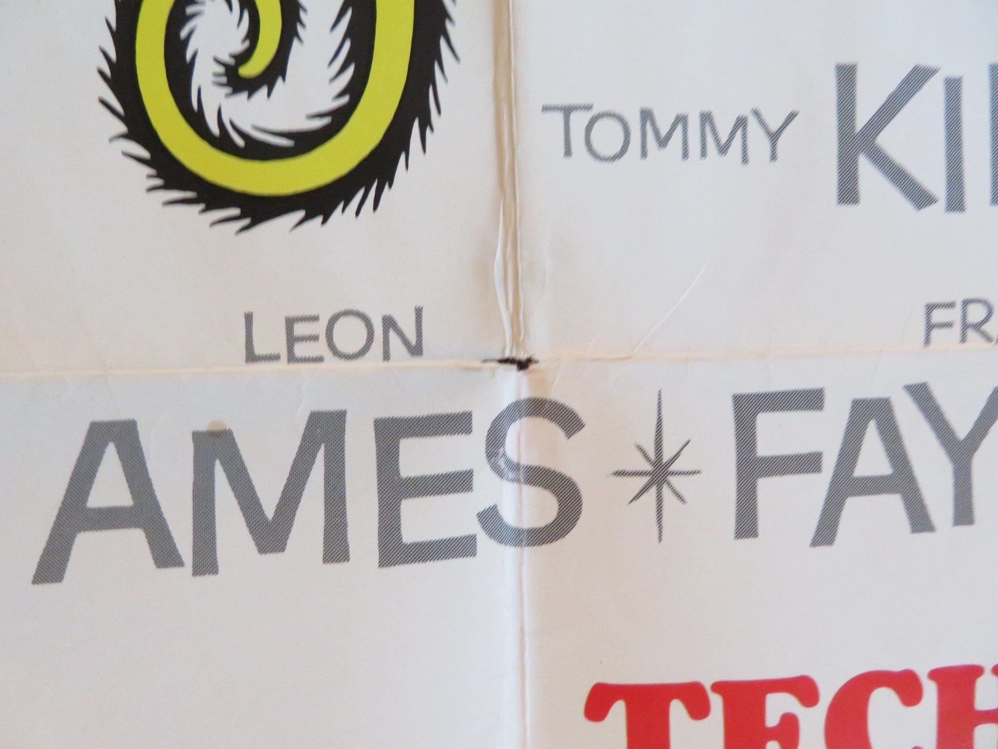 THE MONKEY'S UNCLE FOLDED US ONE SHEET POSTER DISNEY TOMMY KIRK 1964 Rendezvous Cinema Movie posters