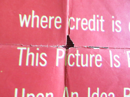 THE MOON IS BLUE FOLDED US ONE SHEET POSTER WILLIAM HOLDEN DAVID NIVEN 1953 Rendezvous Cinema Movie posters