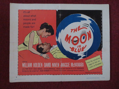 THE MOON IS BLUE US HALF SHEET (22"x 28") POSTER WILLIAM HOLDEN 1953 - Rendezvous Cinema
