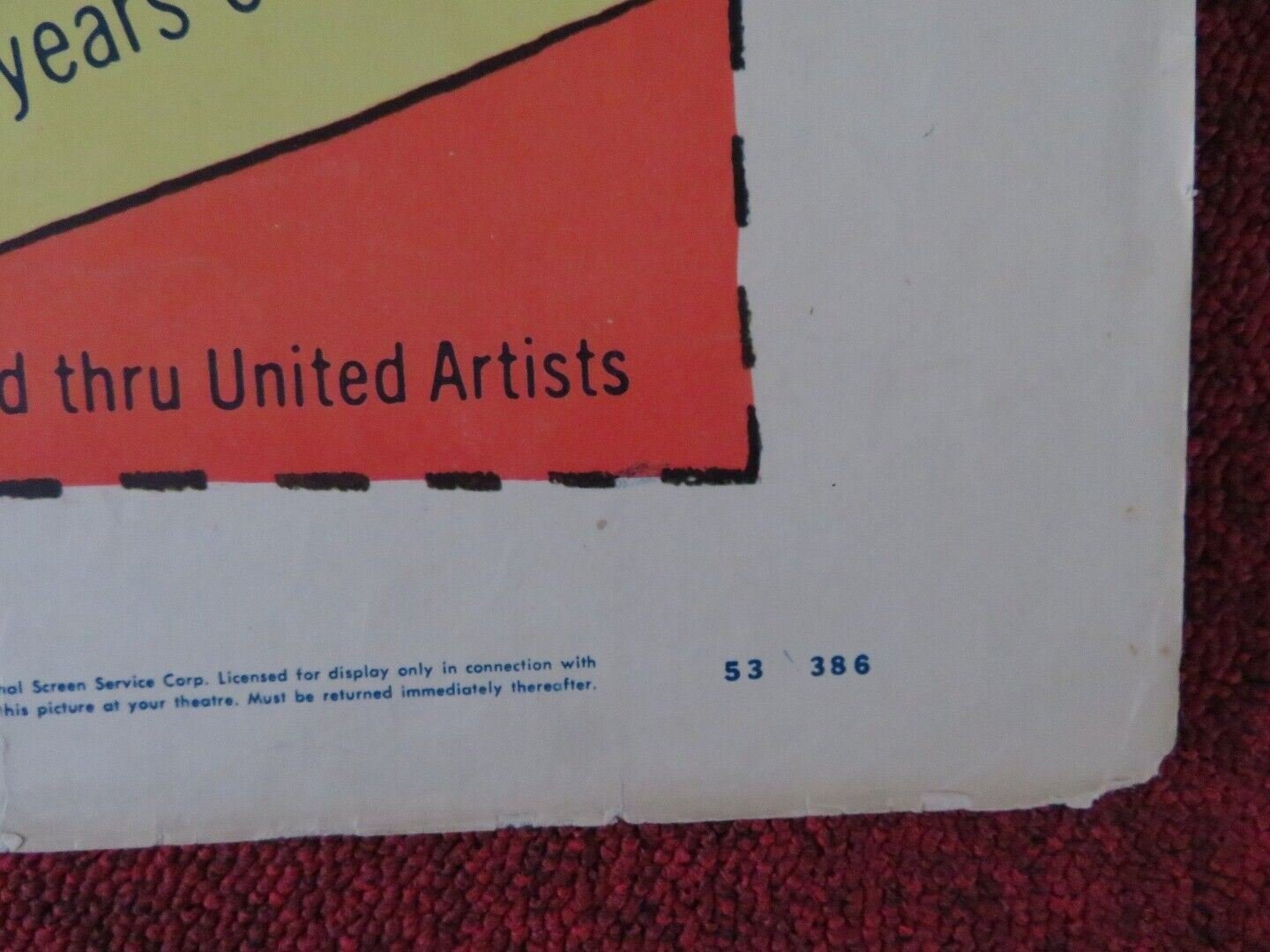 THE MOON IS BLUE US HALF SHEET (22"x 28") POSTER WILLIAM HOLDEN 1953 - Rendezvous Cinema