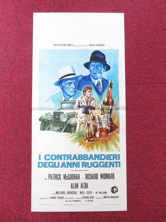 THE MOONSHINE WAR ITALIAN LOCANDINA POSTER PATRICK MCGOOHAN RICHARD WIDMARK 1970 Rendezvous Cinema Movie posters