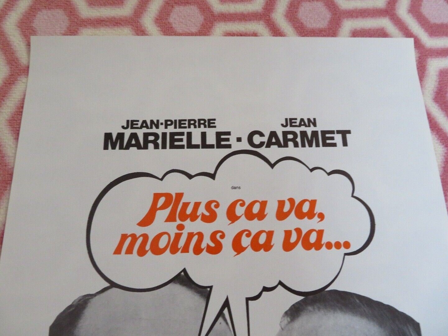THE MORE IT GOES, THE LESS IT GOES BELGIUM (21.5"x14.5") POSTER JEAN PIERRE 1977 - Rendezvous Cinema