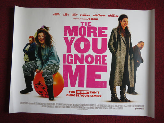 THE MORE YOU IGNORE ME UK QUAD (30"x 40") ROLLED POSTER SHERIDAN SMITH 2018 Rendezvous Cinema Movie posters