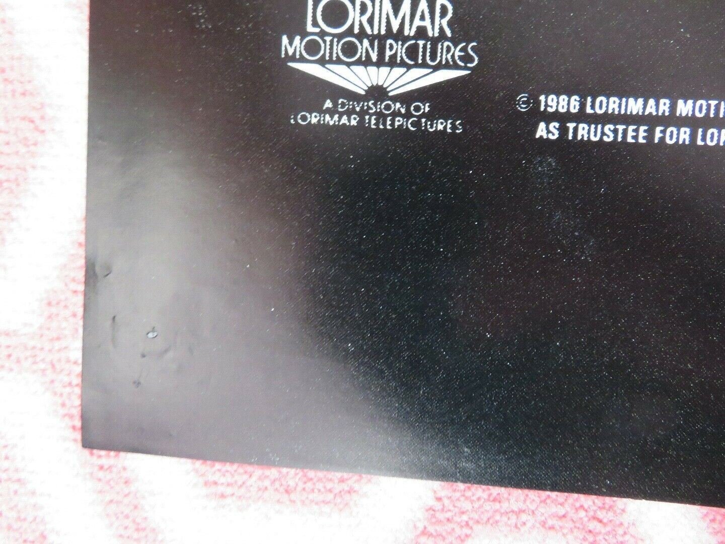 THE MORNING AFTER BRITISH QUAD (30" x 40") POSTER JEFF BRIDGES JANE FONDA 1986 Movie posters