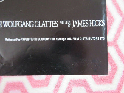 THE MORNING AFTER BRITISH QUAD (30" x 40") POSTER JEFF BRIDGES JANE FONDA 1986 Movie posters