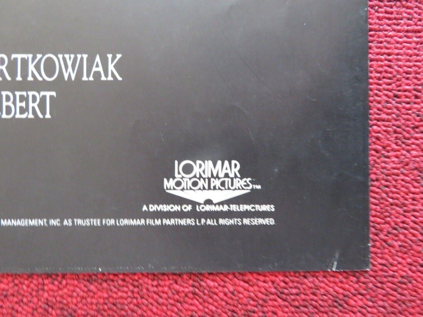 THE MORNING AFTER FOLDED US ONE SHEET POSTER JANE FONDA JEFF BRIDGES 1986 Movie posters