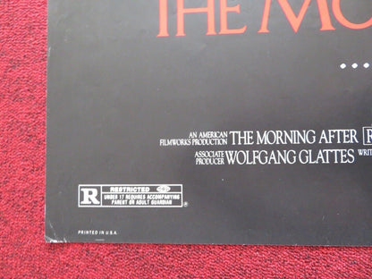 THE MORNING AFTER FOLDED US ONE SHEET POSTER JANE FONDA JEFF BRIDGES 1986 Movie posters