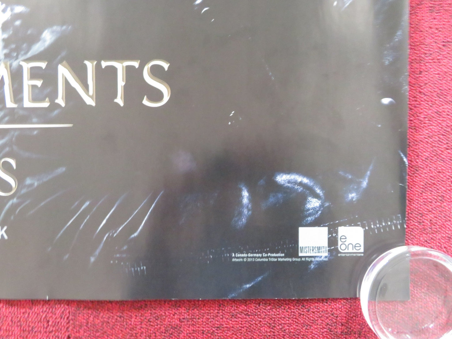 THE MORTAL INSTRUMENTS: CITY OF BONES UK QUAD ROLLED POSTER LILY COLLINS 2013 Rendezvous Cinema Movie posters